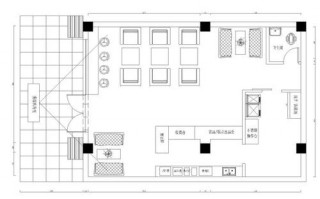 咖啡厅设计图cad（咖啡厅设计图纸总平面图）