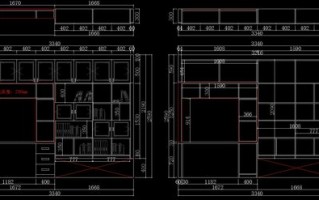书柜尺寸设计图平面图（书柜尺寸设计图平面图怎么画）