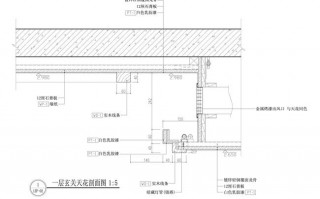 玄关天花平面图-玄关天花板设计图