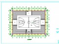  篮球场钢架结构设计图「钢架室内篮球场」