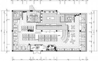 西餐设计图cad（西餐厅图纸）