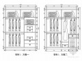 衣柜cad效果图大全2019款-衣柜cad平面设计图