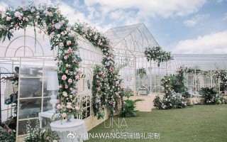  婚礼空间花卉设计图「婚礼花房设计」