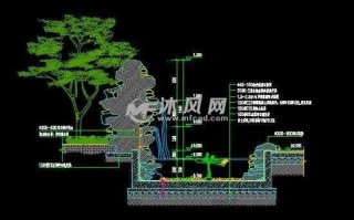 鱼池设计图假山（鱼池设计施工图）