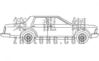 CAD轿车外观的设计图,轿车cad图纸平面图 