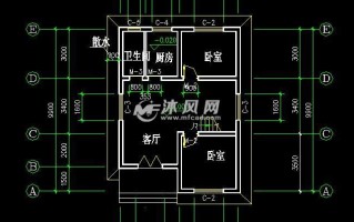 70平农村平房设计图纸