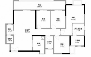 172平方房屋设计图_172平米的房子算大房子吗