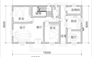 100平方二楼设计图（100平方2层房屋设计图）