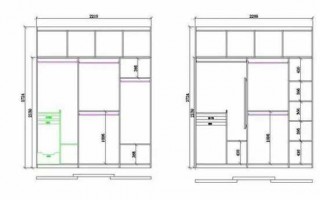  开柜衣柜设计图「开柜衣柜设计图纸」