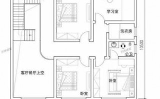 132平方三室一厅的建房图 132平方2屋神台设计图