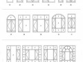 断桥铝门窗平面设计图,断桥铝门窗平开窗户图集 