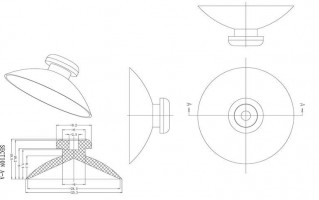 吸盘设计图（吸盘结构图）