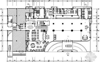 酒店大厅分布设计图