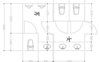  公司厕所设计图「公司卫生间布置图片」