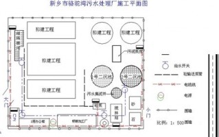 污水处理厂工程图 污水处理厂平面图设计图