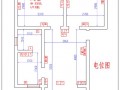 室内装修电路布线图解-室内装修电设计图