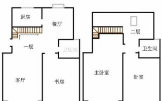 二层复式楼平面设计图_二层复式楼平面设计图纸