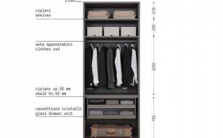 二门衣柜内部合理设计图,二门衣柜尺寸是多少 