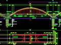 钢结构拱形桥梁设计图（钢结构拱桥图片）