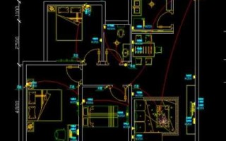 单元房线路安装图 单元房水电平面设计图