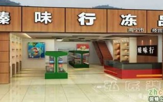 冻品店墙面设计图,冻品店墙面设计图纸 