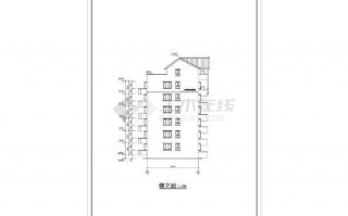 单元楼正面设计图（单元楼建筑图）