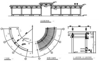 亭廊花架设计图纸-亭廊花架设计图