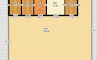 河南平房5间小院设计图