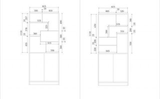小户型储物柜的设计图纸-小户型储物柜的设计图