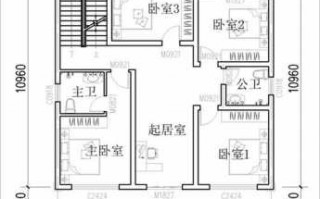 建房子设计图农村四层-盖房四件平面设计图