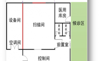 影像室平面图-影像室设计图