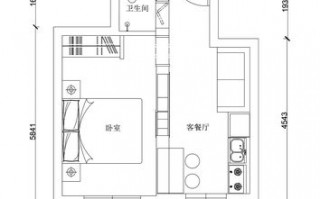 单身公寓平面设计图50平米-15单身公寓图纸设计图