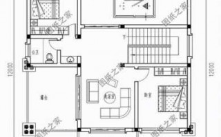 二屋三间楼房设计图_三屋二厅平面图