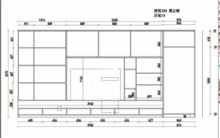 客厅收纳柜怎么设计图纸