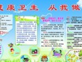 学校卫生墙画图片大全集-学校卫生栏设计图