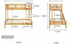 高低床的尺寸设计图（高低床的尺寸设计图纸）