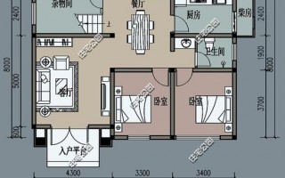 农村建90平米房子的设计图