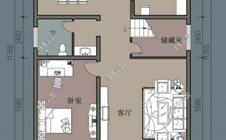 开间12米进深8米自建房设计图-开间12米瓦房设计图