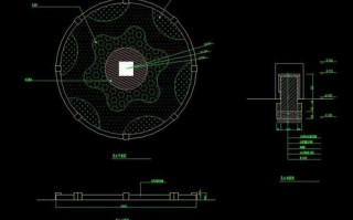 圆形庭院花坛设计图（圆形庭院花坛设计图纸）
