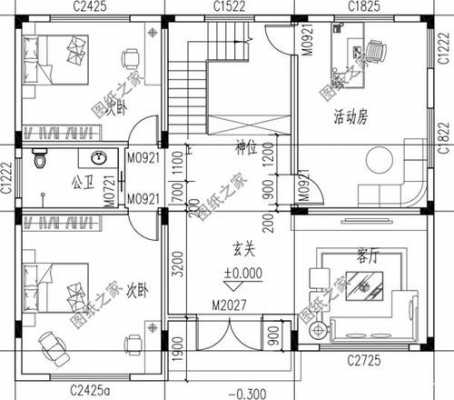 120平农居房设计图,120平农居房设计图片 -第1张图片-室内构图家装