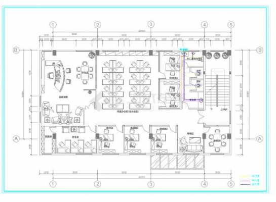 建筑单位办公区设计图怎么画 建筑单位办公区设计图-第3张图片-室内构图家装