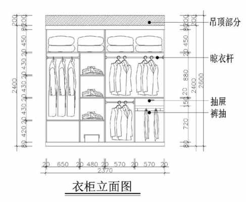 画衣柜设计图用什么软件-画衣柜设计图-第2张图片-室内构图家装