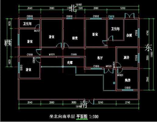 自建房户型风水设计图_自建房户型平面图大全-第3张图片-室内构图家装