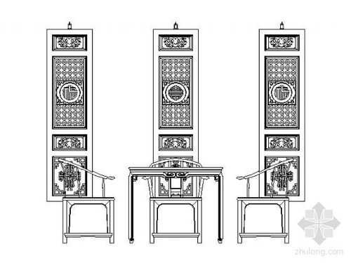  中式家具cad设计图「中式家具cad设计图片」-第3张图片-室内构图家装