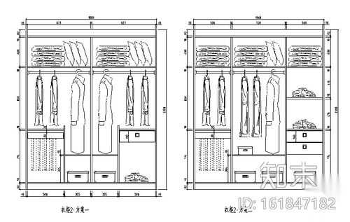  开柜衣柜设计图「开柜衣柜设计图纸」-第3张图片-室内构图家装