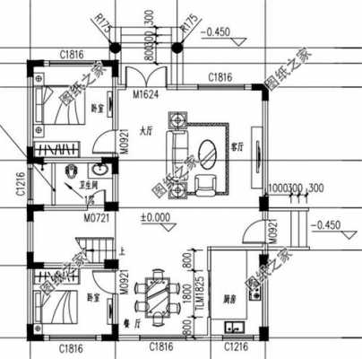 88方别墅室内设计图,88方房子结构图 -第2张图片-室内构图家装