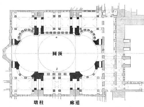 索菲亚穹顶平面设计图（索菲亚效果图和实景图）-第1张图片-室内构图家装