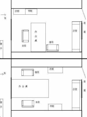 办公室座位后面放什么风水 办公室座位后墙设计图-第2张图片-室内构图家装