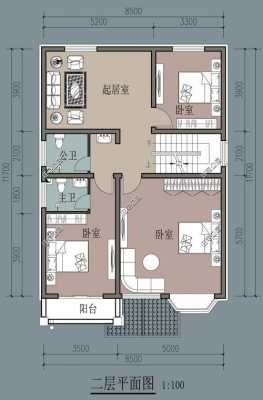 农村宽12米,深9米户型图-农村深11x宽8设计图-第1张图片-室内构图家装