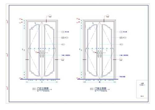  门设计图怎么画「门的设计图纸」-第3张图片-室内构图家装